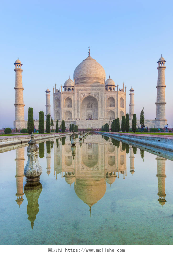 印度的地标建筑印度的Taj Mahal 